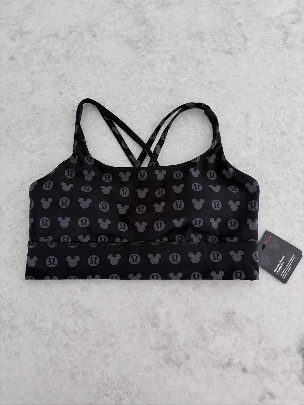 Disney x Lululemon Bra in Black - Size 10 NWT